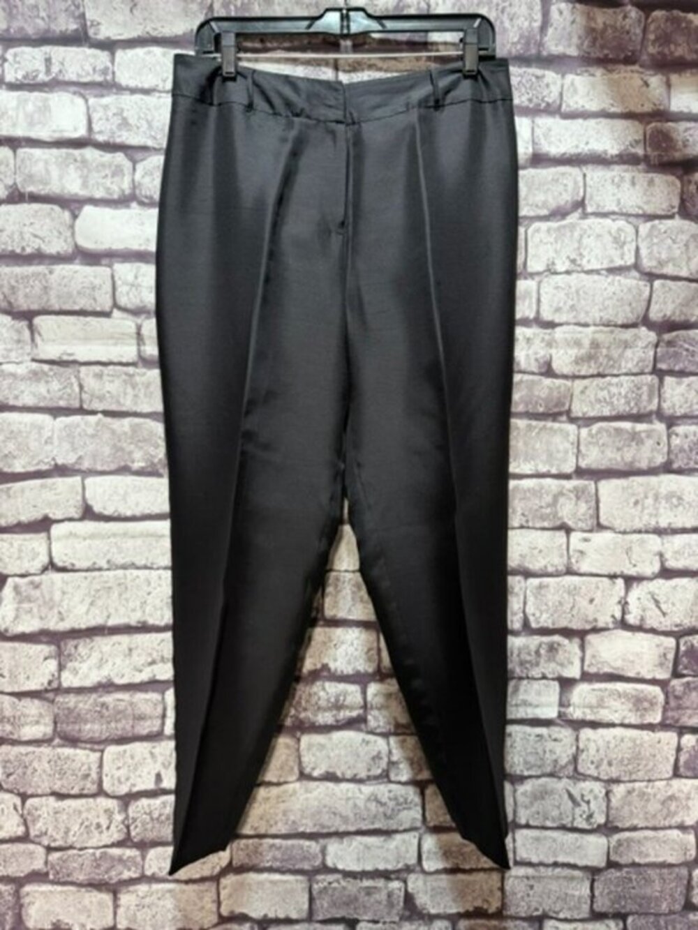 Allison Taylor Black Silk Dress Pants Size 10